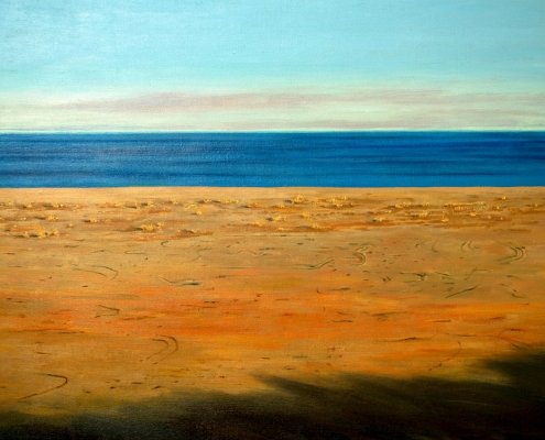 Playa de Torre Nueva - Óleo sobre lienzo - 70x50 cm - 2014 - Serie Naturalezas - Matute Art