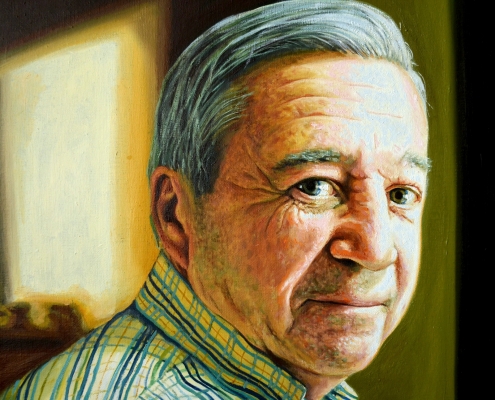 Mi padre - Óleo sobre lienzo - 48x40 - 2019 - Retratos - Matute Art